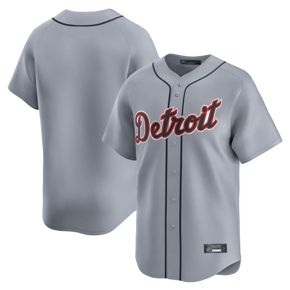Trusc D.Tigers Gray Home Limited Blank Player Stitched Jerseys