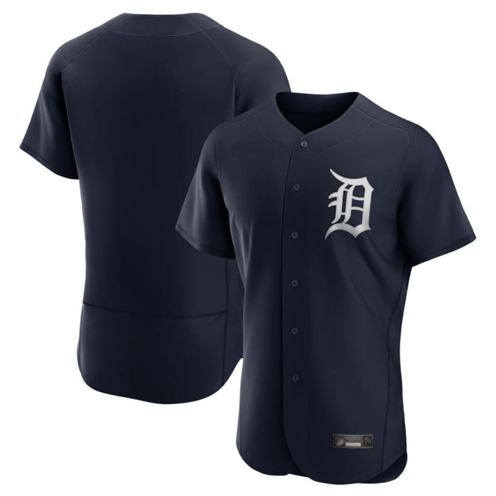 Trusc D.Tigers Navy Home Limited Elite Blank Player Stitched Jerseys