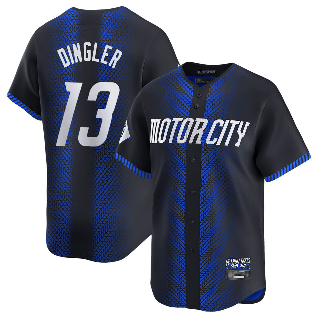 Trusc D.Tigers #13 Dillon Dingler Player Navy City Connect Home Limited Stitched Jerseys