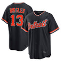 Trusc D.Tigers #13 Dillon Dingler Player Navy Home Game Stitched Jerseys