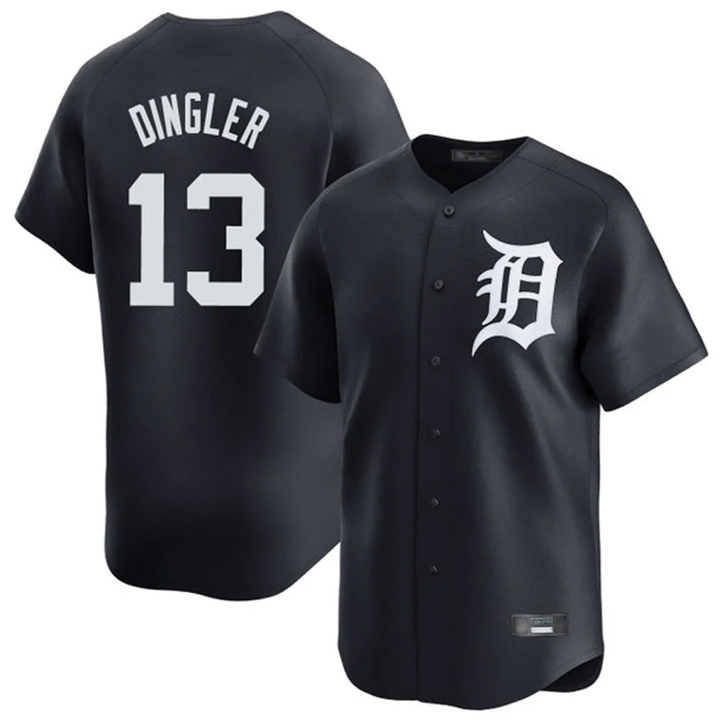 Trusc D.Tigers #13 Dillon Dingler Player Navy Home Limited Game Stitched Jerseys