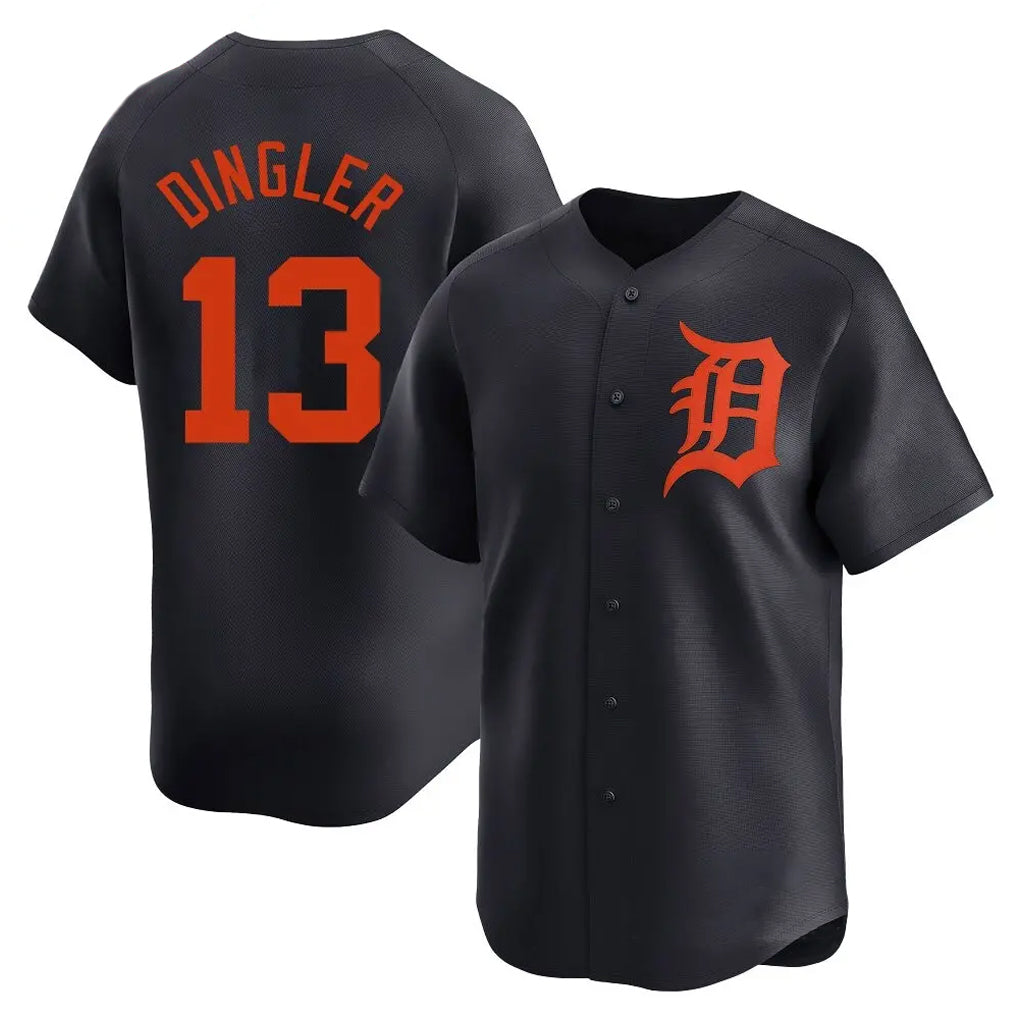 Trusc D.Tigers #13 Dillon Dingler Player Navy Home Limited Stitched Jerseys