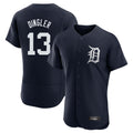 Trusc D.Tigers #13 Dillon Dingler Player Navy Limited Elite Home Stitched Jerseys