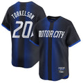 Trusc D.Tigers #20 Spencer Torkelson Player Navy City Connect Home Limited Stitched Jerseys