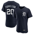 Trusc D.Tigers #20 Spencer Torkelson Player Navy Limited Elite Home Stitched Jerseys