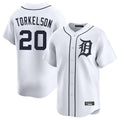 Trusc D.Tigers #20 Spencer Torkelson Player White Home Limited Stitched Jerseys