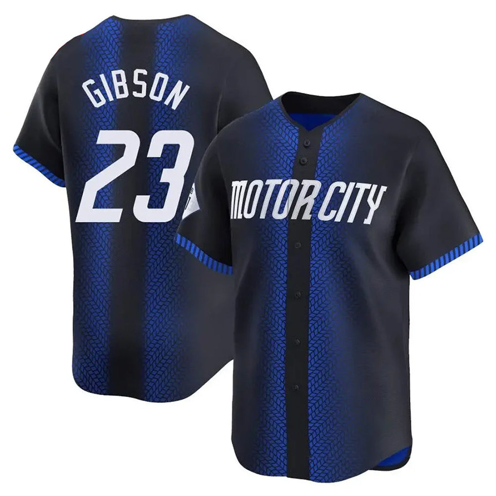 Trusc D.Tigers #23 Kirk Gibson Player Navy City Connect Home Limited Stitched Jerseys