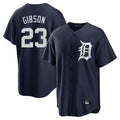 Trusc D.Tigers #23 Kirk Gibson Player Navy Game Home Stitched Jerseys