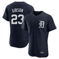 Trusc D.Tigers #23 Kirk Gibson Player Navy Limited Elite Home Stitched Jerseys