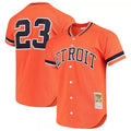 Trusc D.Tigers #23 Kirk Gibson Player Orange DMitchell & Ness Cooperstown Collection Batting Limited Stitched Jerseys