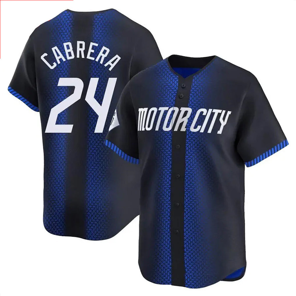 Trusc D.Tigers #24 Miguel Cabrera Player Navy City Connect Home Limited Stitched Jerseys