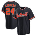 Trusc D.Tigers #24 Miguel Cabrera Player Navy Home Game Stitched Jerseys