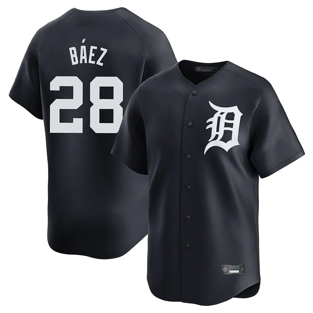 Trusc D.Tigers #28 Javier B¡§¡éez Player Navy Home Limited Game Stitched Jerseys