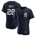 Trusc D.Tigers #28 Javier B¡§¡éez Player Navy Limited Elite Home Stitched Jerseys