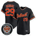 Trusc D.Tigers #29 Tarik Skubal Player Black Limited Home Stitched Jerseys