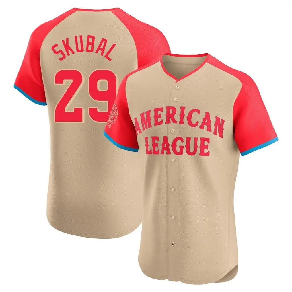 Trusc D.Tigers #29 Tarik Skubal Player Cream American League All-Star Limited Elite Home Stitched Jerseys