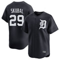 Trusc D.Tigers #29 Tarik Skubal Player Navy Home Limited Game Stitched Jerseys