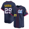 Trusc D.Tigers #29 Tarik Skubal Player Navy Limited American League All-Star Edition Stitched Jerseys