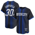 Trusc D.Tigers #30 Kerry Carpenter Player Navy City Connect Home Limited Stitched Jerseys