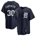 Trusc D.Tigers #30 Kerry Carpenter Player Navy Game Home Stitched Jerseys