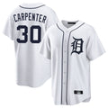 Trusc D.Tigers #30 Kerry Carpenter Player White Home Game Stitched Jerseys