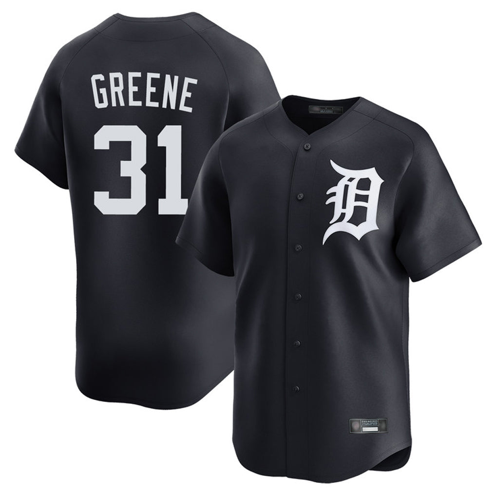 Trusc D.Tigers #31 Riley Greene Player Navy Home Limited Game Stitched Jerseys