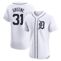 Trusc D.Tigers #31 Riley Greene Player White Limited Elite Home Stitched Jerseys