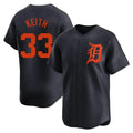 Trusc D.Tigers #33 Colt Keith Player Navy Home Limited Stitched Jerseys