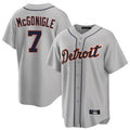 Trusc D.Tigers #7 Kevin McGonigle Player Gray Home Game Stitched Jerseys