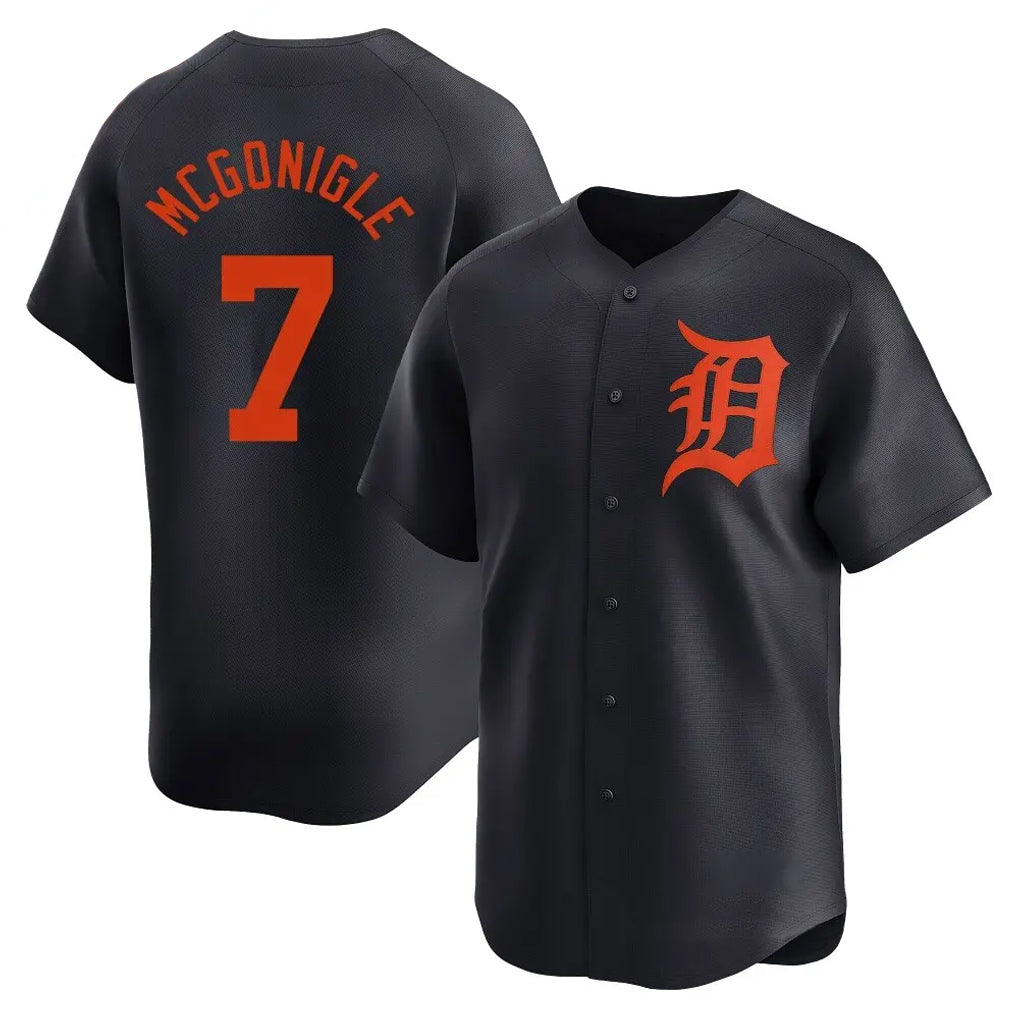 Trusc D.Tigers #7 Kevin McGonigle Player Navy Home Limited Stitched Jerseys