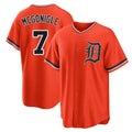 Trusc D.Tigers #7 Kevin McGonigle Player Orange Home Game Stitched Jerseys