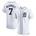 Trusc D.Tigers #7 Kevin McGonigle Player White Limited Elite Home Stitched Jerseys