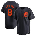 Trusc D.Tigers #8 Matt Vierling Player Navy Home Limited Stitched Jerseys