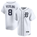 Trusc D.Tigers #8 Matt Vierling Player White Home Limited Stitched Jerseys