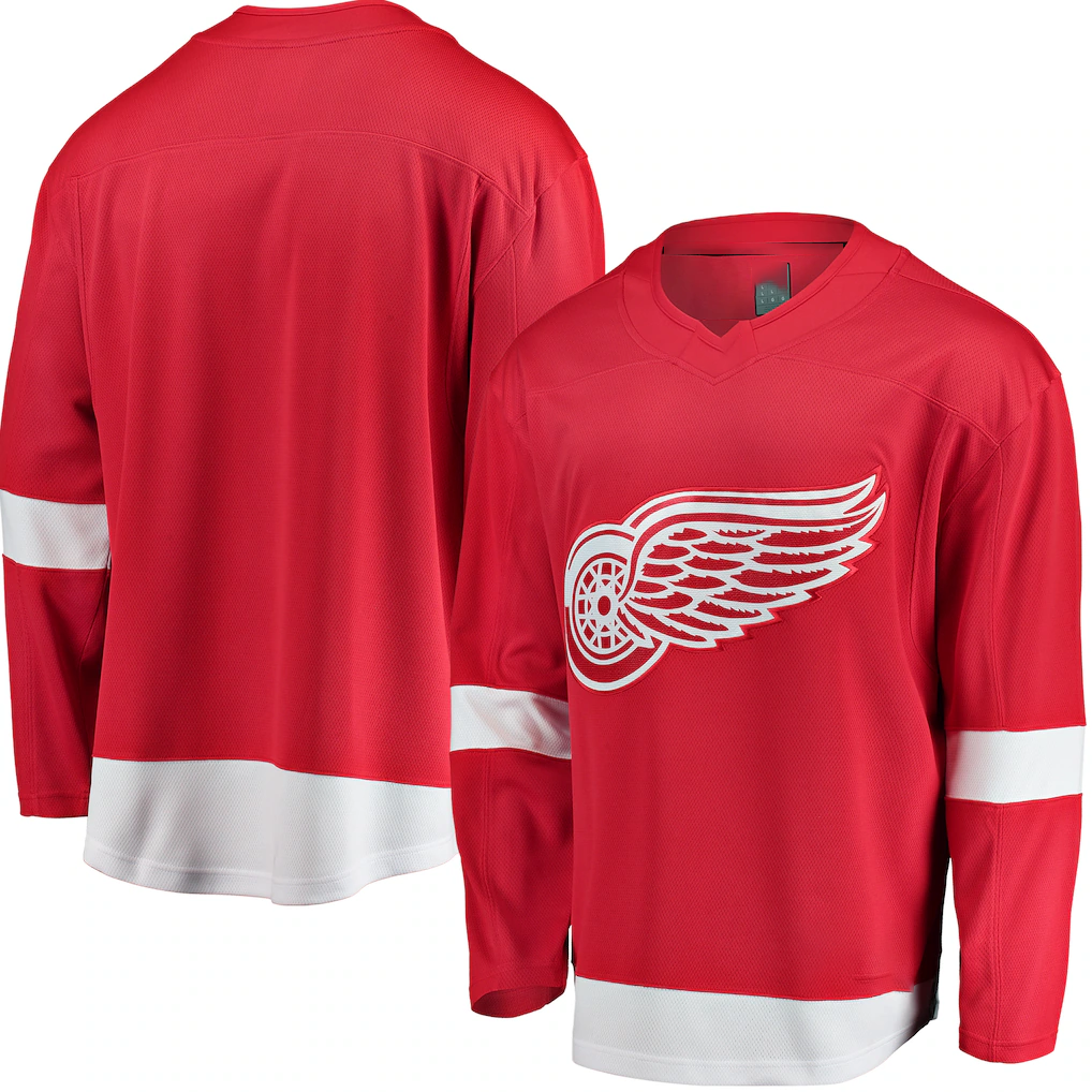 Trusc D.Red wings Red Breakaway Home Jerseys
