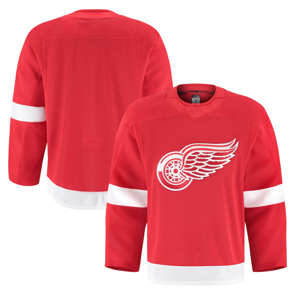 Trusc D.Red wings Red Home Authentic Pro Jersey