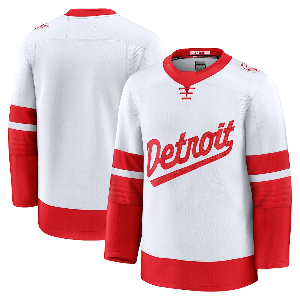 Trusc D.Red wings White 2025 Stadium Series Premium Jerseys