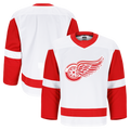Trusc D.Red wings White Away Authentic Pro Jerseys