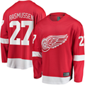 Trusc D.Red wings #27 Michael Rasmussen Red Home Breakaway Player Jerseys