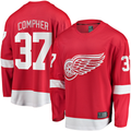 Trusc D.Red wings #37 J.T. Compher Red Home Breakaway Jersey