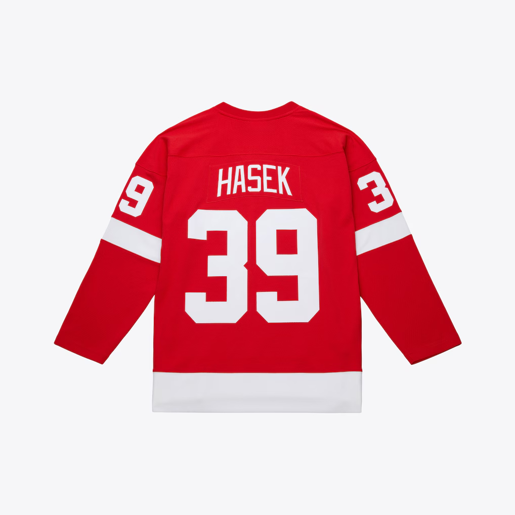 Trusc D.Red wings #39 Dominik Hasek Mitchell & Ness Red 2007-08 Power Play Jerseys