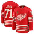Trusc D.Red wings #71 Dylan Larkin Red Centennial Premium Player Jerseys