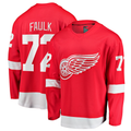 Trusc D.Red wings #72 Justin Faulk Red Home Breakaway Jerseys