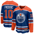 Trusc E.Oilers #10 Trent Frederic Royal Home Breakaway Jerseys