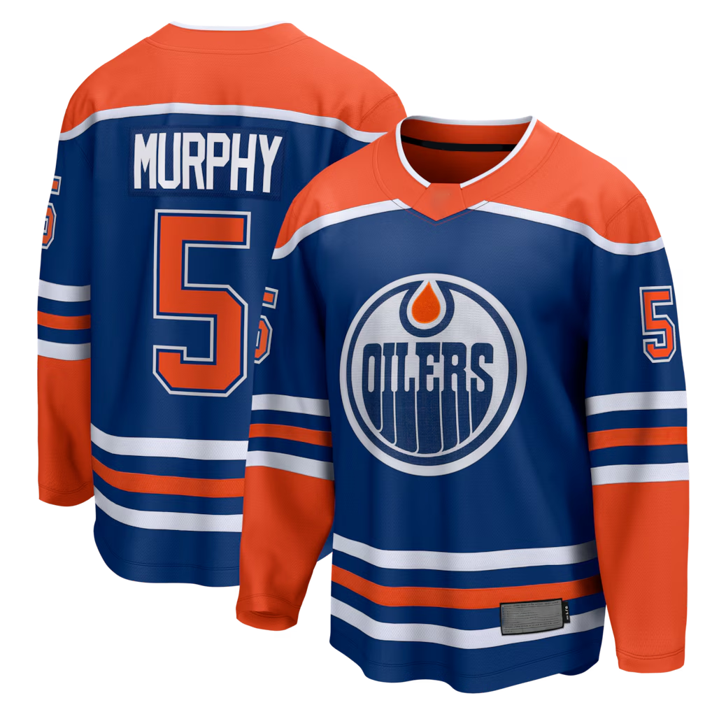 Trusc E.Oilers #5 Connor Murphy Royal Home Breakaway Jerseys