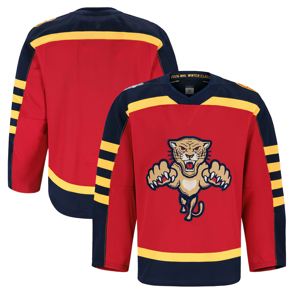 Trusc F.Panthers Red 2026 Winter Classic Authentic Pro Jerseys