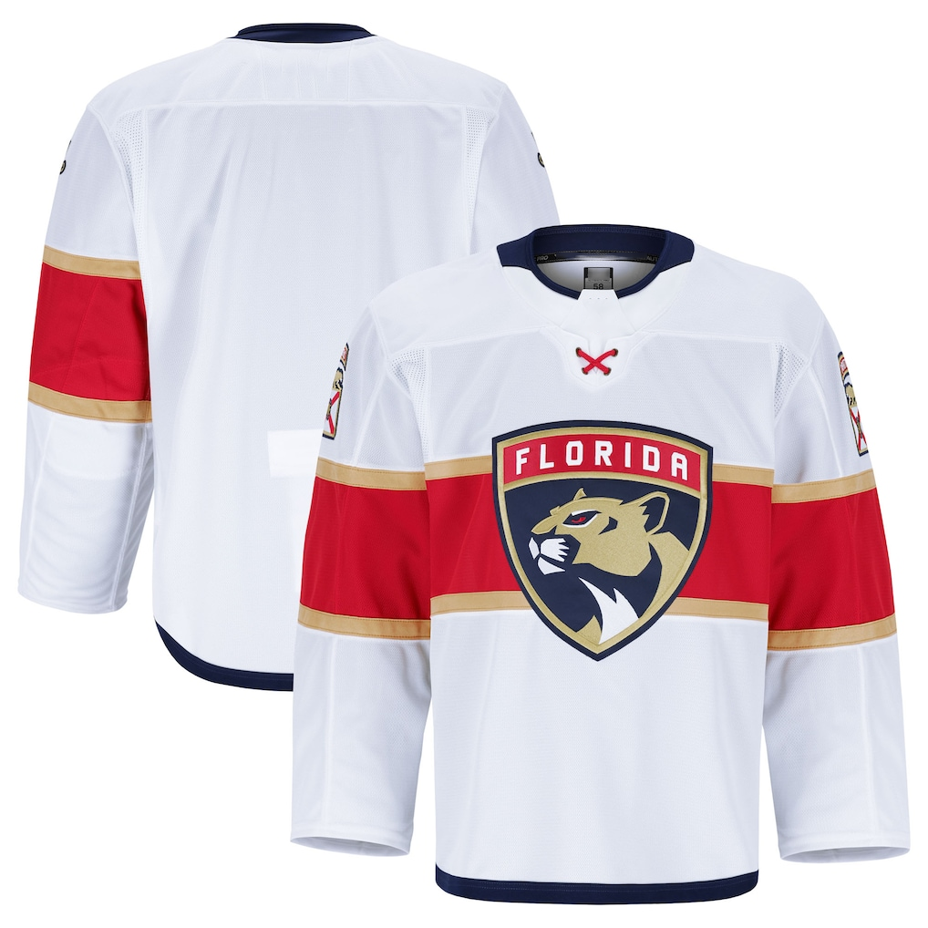 Trusc F.Panthers White Away Authentic Pro Jerseys