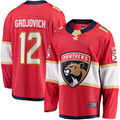 Trusc F.Panthers #12 Jonah Gadjovich Red Premier Breakaway Player Jerseys