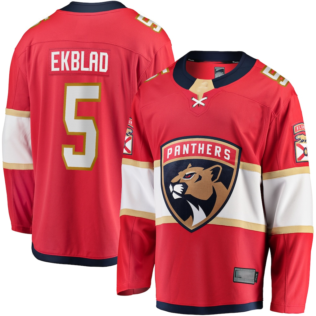 Trusc F.Panthers #5 Aaron Ekblad Red Home Team Breakaway Player Jerseys
