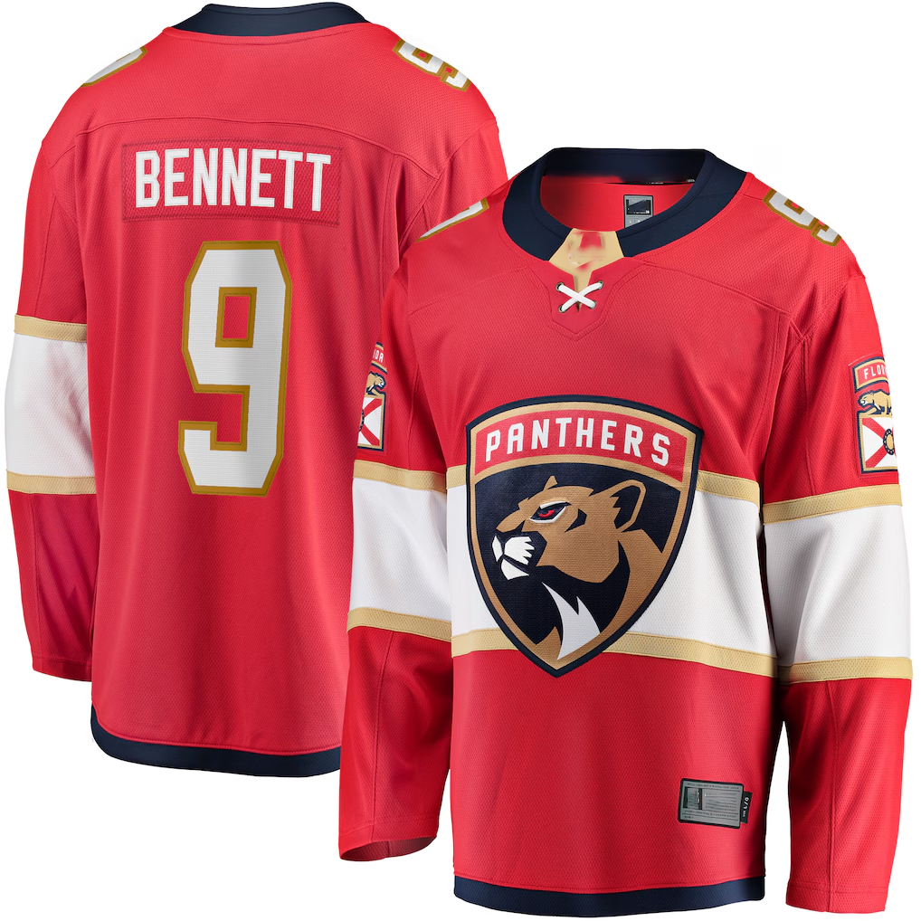 Trusc F.Panthers #9 Sam Bennett Red Home Breakaway Replica Jerseys